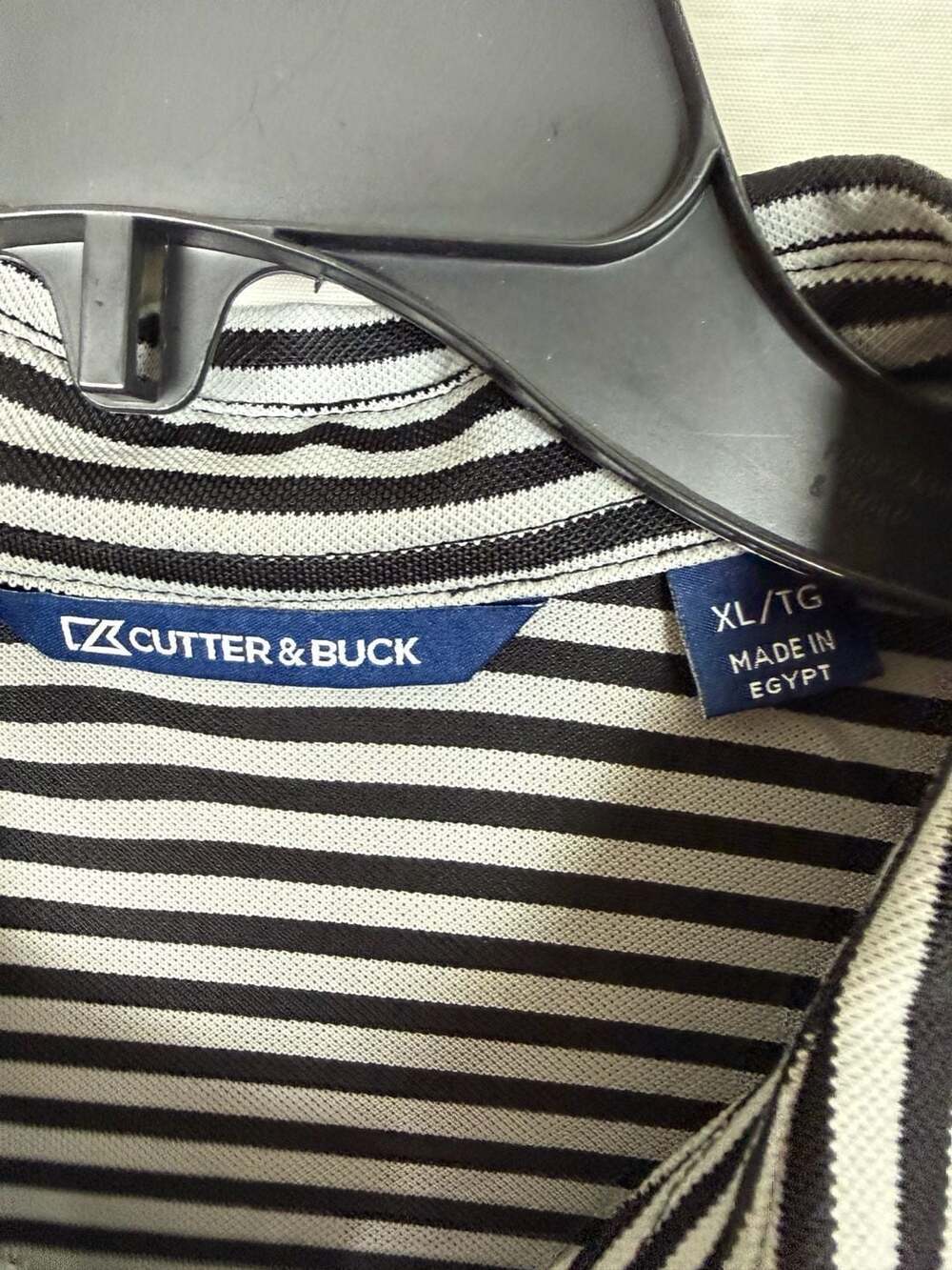 Cutter & Buck Men's Striped Performance Golf Polo Shirt Size XL - Picture 4 of 7